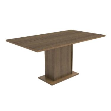 Imagem de Mesa Retangular com Tampo de Madeira Rustic Madesa