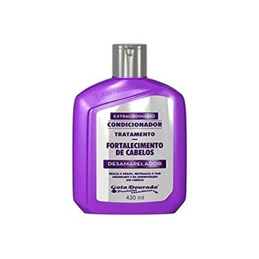 Imagem de Condicionador Gota Fortalecimento Desamarelador 430Ml, Gota Dourada