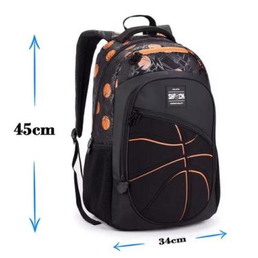 Imagem de Mochila Juvenil Masculino Sport Basquete Futebol Escolar Urbano Lançam