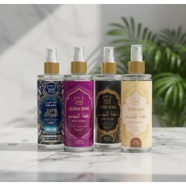 Imagem de Kit Body Splash Arabe 200ml Masculino E Feminino Alta Fixação