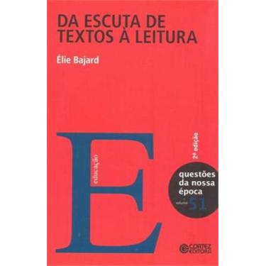 Imagem de Livro - Da escuta de textos à leitura