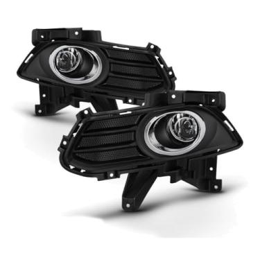 Imagem de Fog Light Front Left Right Driver Passenger Side Clear Lens Bumper Fog Lights w/Switch+Wiring+Bulb for Ford for Fusion S/SE/Titanium 2013-2016 DS7Z-17B814-GA DS7Z-15266-B