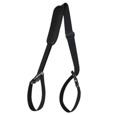 Imagem de Generic Alça de transporte para cadeira de praia ajustável, conveniente, portátil, alça de ombro, transportadora para skate, acampamento elétrico