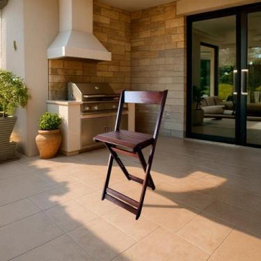 Imagem de Banqueta Para Churrasqueira Em Madeira Dobrável Para Bistrô - Ismalu, 