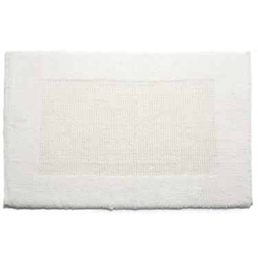 Imagem de Tapete Sublime Retangular Branco Kapazi Branco Algodão