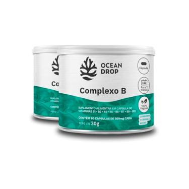 Imagem de Kit 2 Complexo B Ocean Drop Vegano 60 Cápsulas