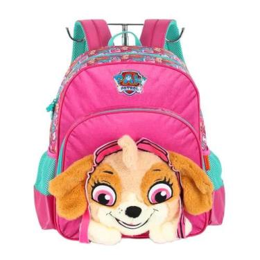 Imagem de Mochila De Costas Escolar Infantil Pp Paw Patrol Pelúcia - Luxcel