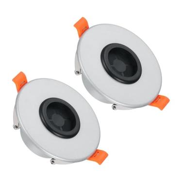 Imagem de PATIKIL Pacote com 2 portas de passagem, cabo com trava de mola, kit de gerenciamento de cabos de parede para instalação de fios de alto-falante de TV, prata