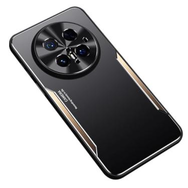 Imagem de FWYANZH Capa para Honor Magic 8 Pro/8, capa de proteção completa para câmera antiarranhões PC rígido fino à prova de choque, dourado, 8Pro