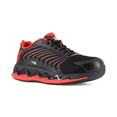 Imagem de Reebok Tênis masculino Work Zig Elusion Heritage, Preto, 10 Wide