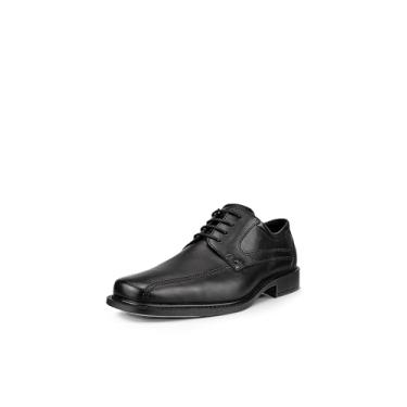 Imagem de ECCO Sapato Oxford masculino de renda New Jersey, Preto, 13-13.5