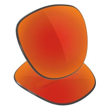 Imagem de Galvanic Lentes de substituição para óculos inteligentes RayBan Meta Wayfarer RW4008 53 mm - vermelho fogo espelhado