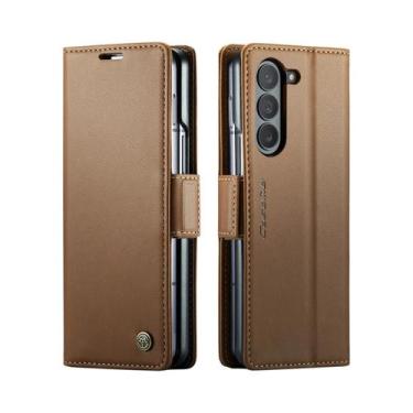 Imagem de Capa Carteira Magnética De Couro PU Para Samsung Galaxy Z Fold 7 6 5 F