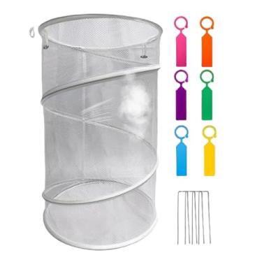 Imagem de Protetores De Plantas Contra Animais,Acessórios Reutilizáveis e Dobráveis para Vasos com Malha e Estacas - Tela Para Plantas De Jardim | Para Vasos Canteiros Pátio Passarelas Caminhos Quintal