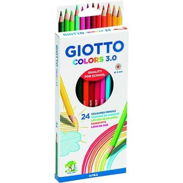 Imagem de Lapis de Cor Giotto Colors 3.0 Estojo 24 Cores