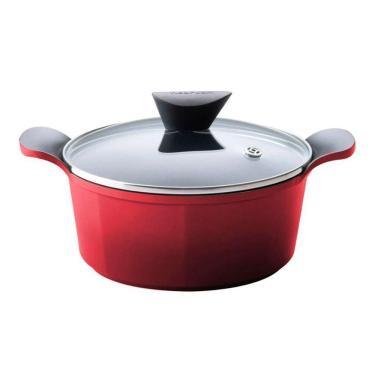Imagem de Caçarola 24cm/4,6l Com Revestimento Cerâmico - Venn - Neoflam - Vermelha