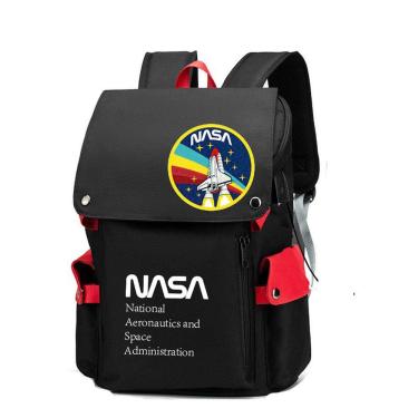Imagem de Mochila Anime School Nasa Kids Children Oxford 31x21x48cm
