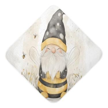 Imagem de Toalhas de bebê com capuz ultra macias e absorventes toalhas de banho de algodão musselina de gnomo para bebês recém-nascidos 76 x 76 cm
