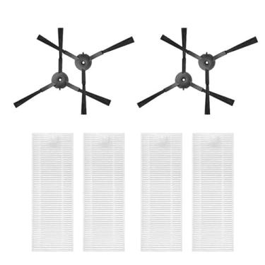 Imagem de Acessórios para aspirador robô - Escova rotativa + Escova lateral + Filtro HEPA + Pano de limpeza (peças de reposição), compatíveis com os modelos 360 S10, X100 MAX e 2pro.(003)