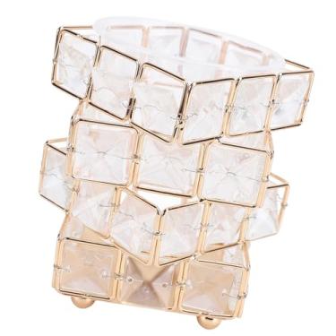 Imagem de Eujgoov Lâmpada de Sal Rock Rosy Nature Night Light, Design de Cristal Artesanal de 4 Camadas Com 3 Cores 10 Brilhos Reguláveis, Iluminação de Arte Em Ferro USB 5V para Quarto, Escritório, Presentes