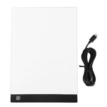 Imagem de CUOFYUNL A4 Caixa de luz de rastreamento Stepless escurecimento Fonte de alimentação USB Placa de luz de transmissão de luz para pintura e desenho de animação