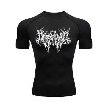 Imagem de Camiseta De Compressão Masculina De Secagem Rápida Para Fitness E Corr