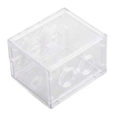 Imagem de Zerodis Mini Aquário Pequeno Aquário de Peixes Betta Com Tampa Destacável, Mini de Acrílico Transparente para Desktop Home Alteração Rápida água para Detentores de Peixes para Iniciantes Acessórios