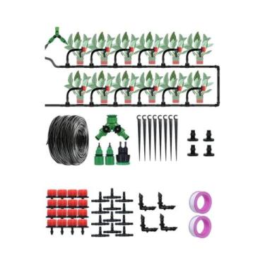 Imagem de Kit De Irrigação Por Gotejamento 1/4'' Sistema De Rega Automática Para