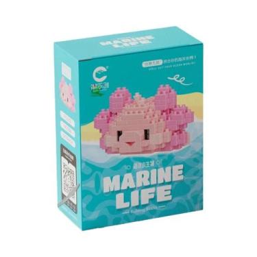 Imagem de Blocos De Montar DIY 3D Para Crianças, Mini Modelo De Tubarão, Tartaru