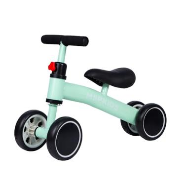 Imagem de Mini Bicicleta De Equilíbrio Infantil 4 Rodas Para Bebês De 1 A 3 Anos (VERDE)