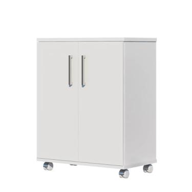 Imagem de Armário de Cozinha com 2 Portas – Multiuso Compacto, Organizador para Utensílios, Temperos e Alimentos (Preto)