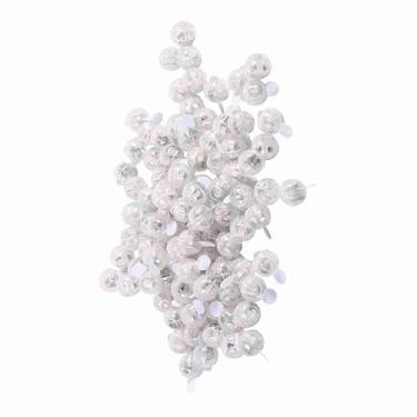 Imagem de Mingzhe 100 Peças Luzes de Balão Lanterna Decoração de Festa, Luz Flash LED, Mudança Cor RGB, Ideal para Casa, Festa, Casamentos, Com Formato Bola Bonito, Fácil Usar, (Amarela)