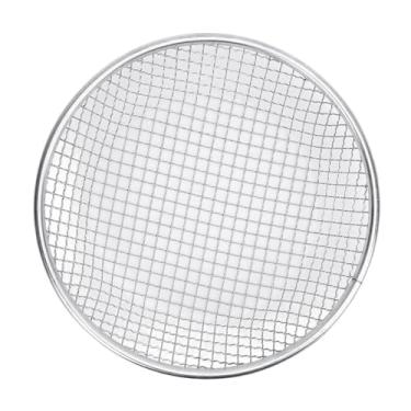 Imagem de Mingzhe Peneira de Adubo de Areia para Jardinagem Em Aço Inoxidável Com Rolamento Carga 50 Kg Com Luvas Antiderrapantes (Furo 10 mm / 0,39 pol.)