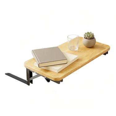 Imagem de Mesa De Cabeceira Com Prateleira,Mesa de Organização Antiderrapante para Criado-Mudo,Bandeja Flutuante De Escrivaninha Para Cama | Para Quarto Casa Apartamento E Restaurante