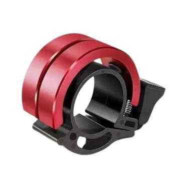 Imagem de Sino de bicicleta alto mountain bike universal adulto chifre invisível equipamentos equitação acessórios chifre invisível dobrável(Red)