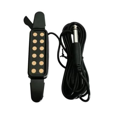 Imagem de Captador De Guitarra Acústica Clássica Transdutor Para Buraco De Som A