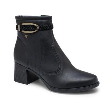 Imagem de Bota Cano Curto Mississipi MC851 Feminina - Preta-Feminino
