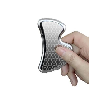 Imagem de Ferramenta de raspagem muscular Gua Sha BYYDDIY em aço inoxidável B1-1