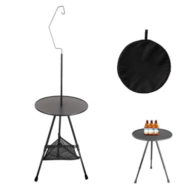 Imagem de Mesa De Acampamento Dobrável,Mesa Portátil De Campismo Para Exterior Com Altura Ajustável | Acessório Para Comer E Beber Em, Piquenique, Jardim, Praia E Caminhadas