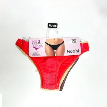 Imagem de KIT 3X1 CALCINHA POLIAMIDA HOAHI PREMIUM TANGA