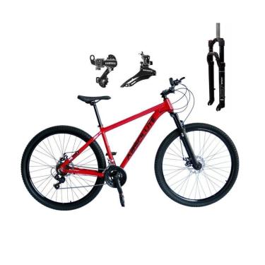 Imagem de Bicicleta Aro 29 Absolute Nero 5 Alumínio 24v Câmbios Shimano Tz Suspensão 100mm Trava no Ombro-Unissex