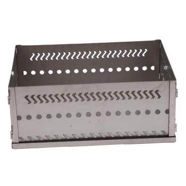 Imagem de Yinhing Suporte de Pedra de Sauna Portátil de Aço Inoxidável Cesta de Pedra de Sauna para Fogão a Lenha Suporte de Rocha Multiuso para Acampamento Doméstico Uso Ao Ar Livre (SL300)