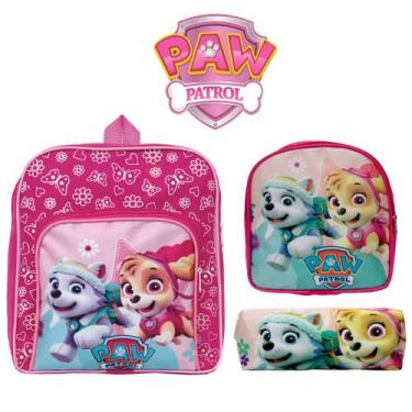 Imagem de Kit Mochila Escolar Feminina Paw Patrol Skye Reforçada Tam P - TOYS 2U