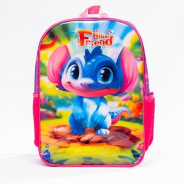 Imagem de Mochila Infantil De Costa Blue Friend