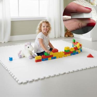 Imagem de Kit 6 Placas Tatame Tapete Tapetinho Piso EVA 50X50X1cm 10mm Espessura