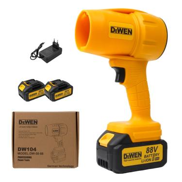 Imagem de Soprador de Folhas sem Fio – 5700 RPM, Bateria 4000mAh, Alta Pressão, Velocidade Variável, Portátil para Jardim, Carro e Limpeza Doméstica