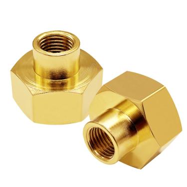 Imagem de Lovegarden 2 peças de adaptador de mangueira de jardim fêmea NPT de 0,9 cm (3/10.2 cm) GHT x 1/10.2 cm conecta linhas de mangueira de água a acessórios de tubulação, conector de mangueira de latão com