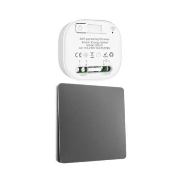 Imagem de Kit De Interruptor De Luz Sem Fio Cinza Para Casa Inteligente, Autoali