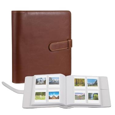 Imagem de Álbum de Fotos com 128 Bolsos Capa PVC Transparente Ajusta Filmes Câmera Instantânea Fujifilms Cartões Visita e Postais Ideal para Amigos Família