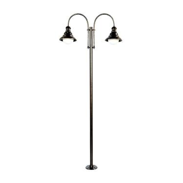 Imagem de Poste Colonial De Jardim Ipanema De Alumínio Fundido 265cm